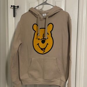 Disney Beige Hoodie with Winnie the Pooh Design